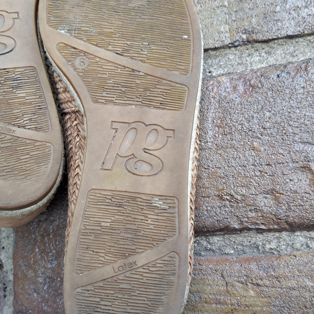 Paul Green Women's Tan Woven Flats Size 9 B1 - Picture 7 of 10